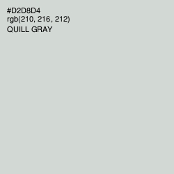#D2D8D4 - Quill Gray Color Image
